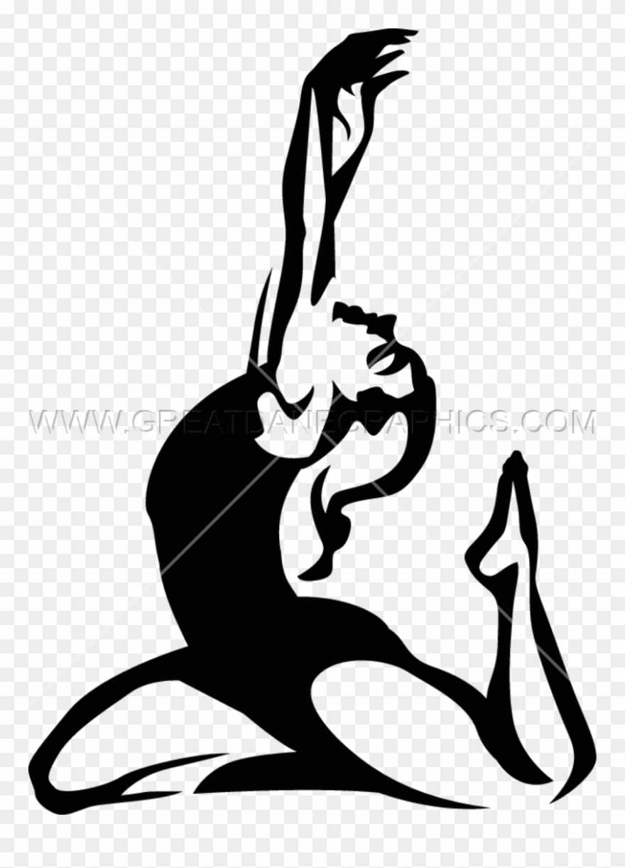 Gymnastic Pose Production Ready Artwork For T - Illustration Clipart