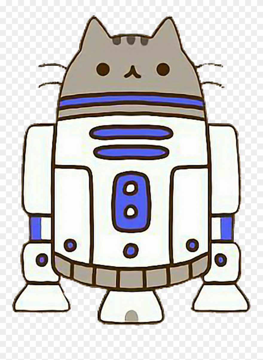 #pusheen #r2d2 - Pusheen Star Wars Clipart