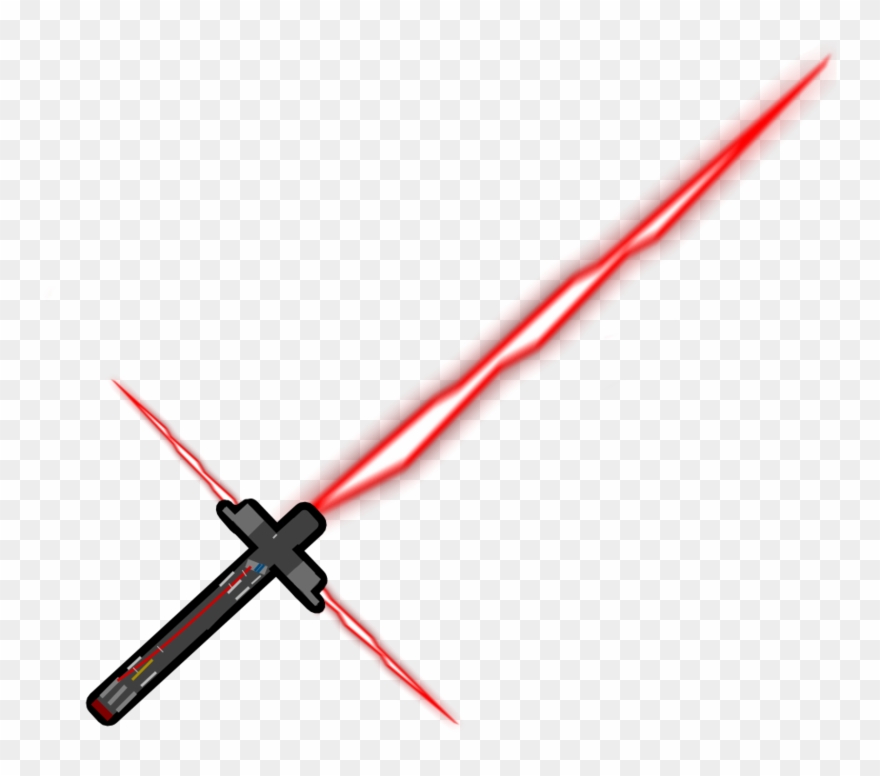 Kylo Rens Lightsaber By Cr - Kylo Ren Lightsaber Transparent Clipart