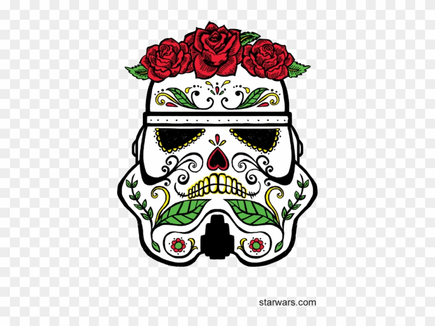 stormtrooper sugar skull