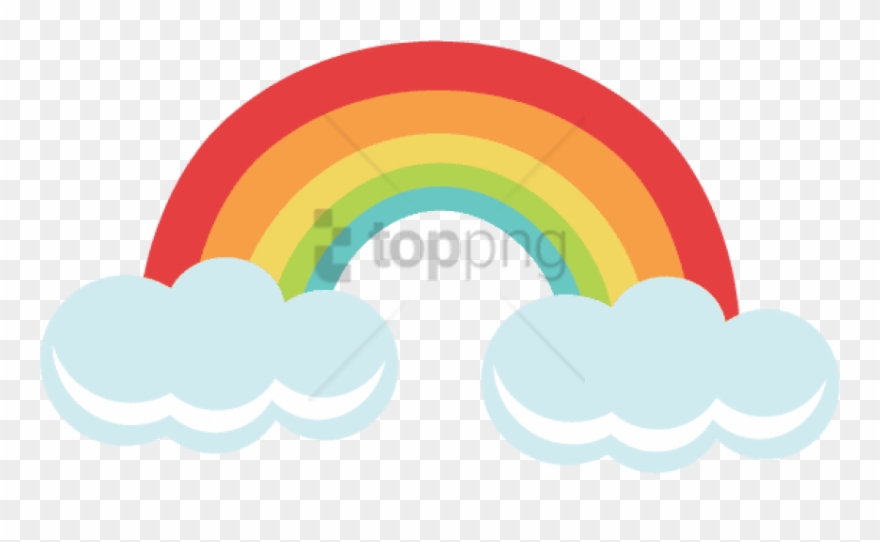 Free Png Rainbow Cloud Png Png Image With Transparent - Circle Clipart