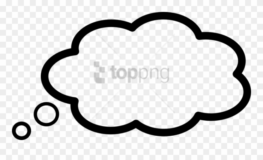 Free Png Thinking Cloud Png Png Image With Transparent - Clipart Thinking