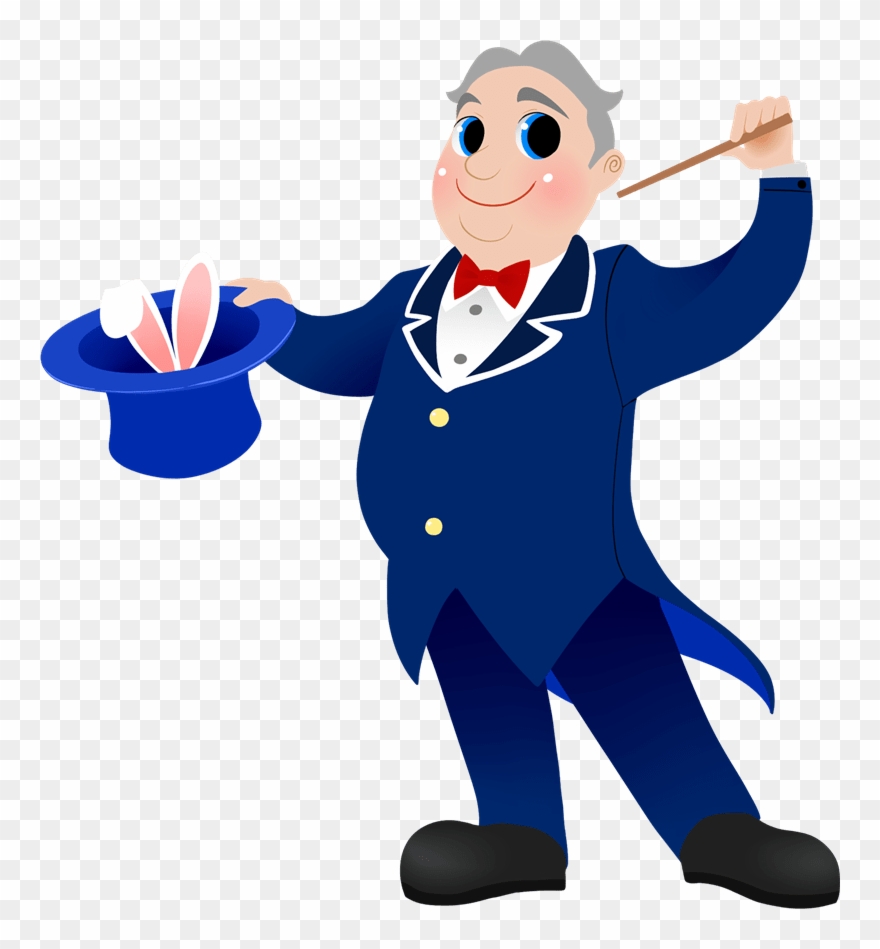 Magician Clip Art Free - Magician Clipart - Png Download