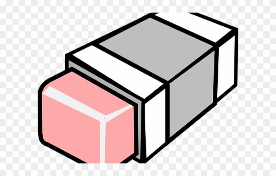 Eraser Clipart Black And White - Png Download