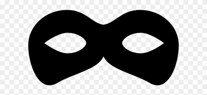 Masks Clipart Silhouette - Mascherina Png Transparent Png
