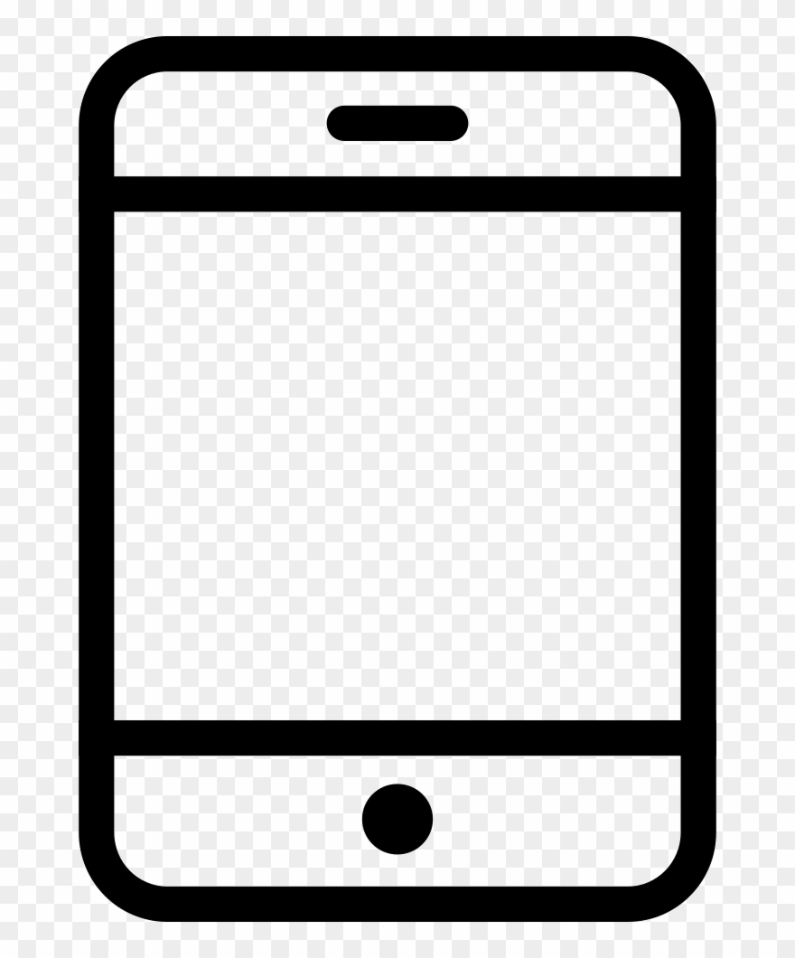 Png File Svg - Black And White Phone Clip Art Transparent Png
