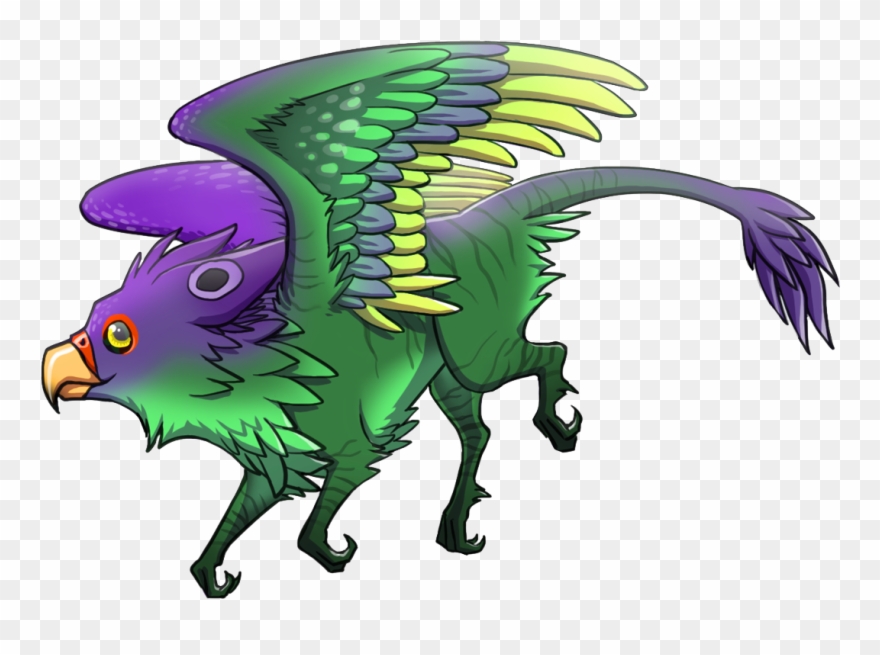 Griffin Clipart Svg - Illustration - Png Download