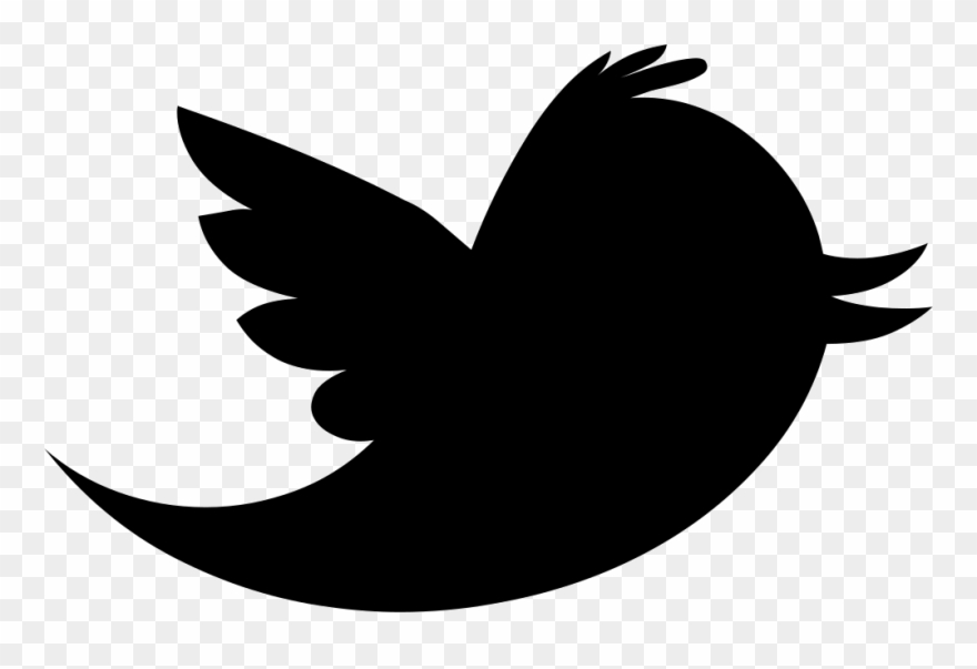 Twitter White Logo Transparent - New Twitter Logo Black Clipart
