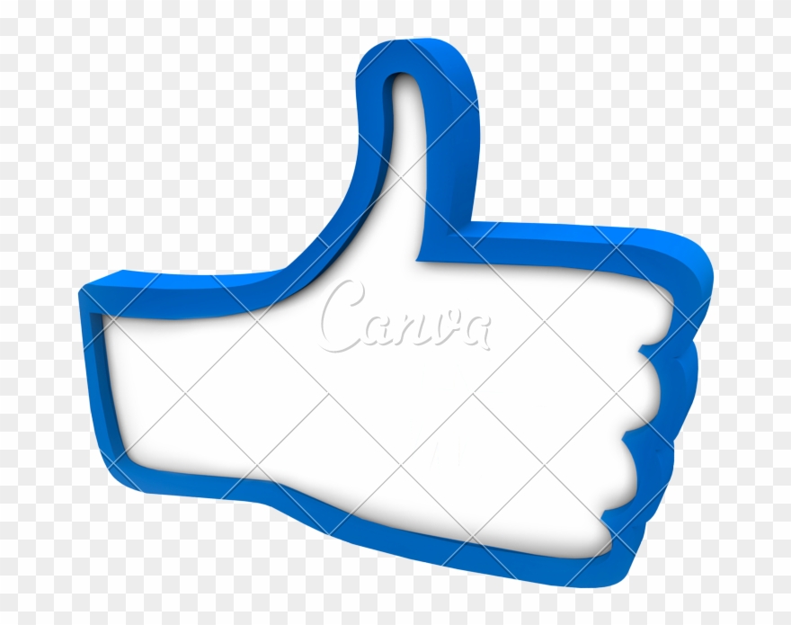 Blue Thumbs Up Icon Review Rating Feedback Clipart