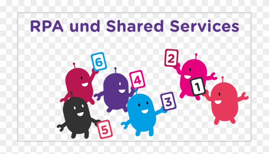 Rpa Und Shared Services 6 Gute Gründe, Auf Automatisierung - Rpa Shared Services Clipart