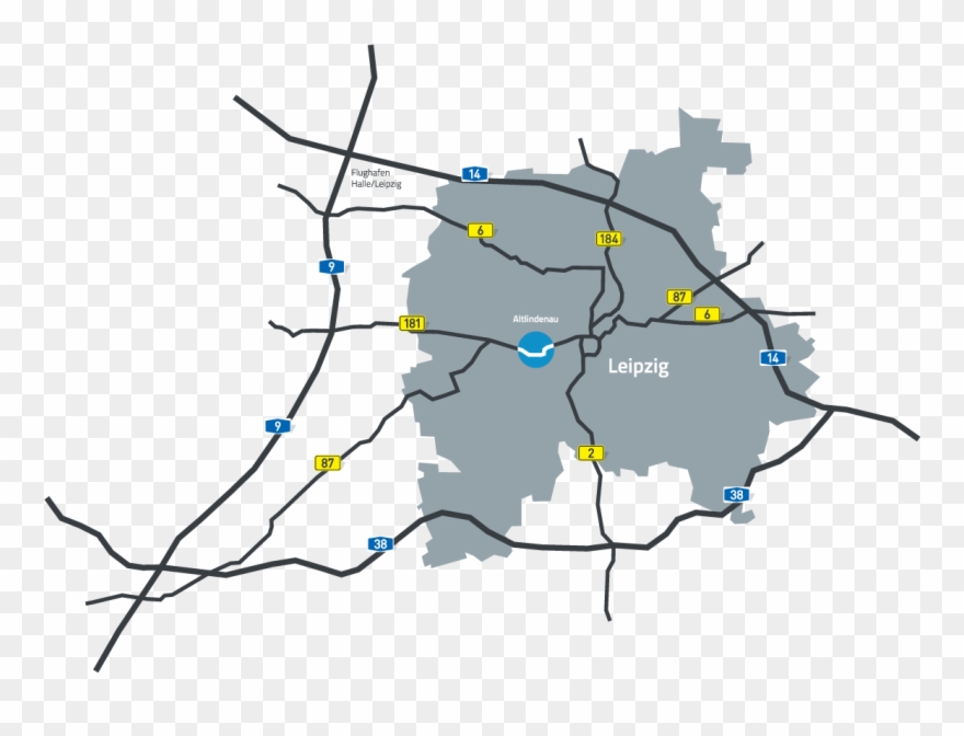 Wegbeschreibung - Nuklearmedizin Neumann - Illustration Clipart