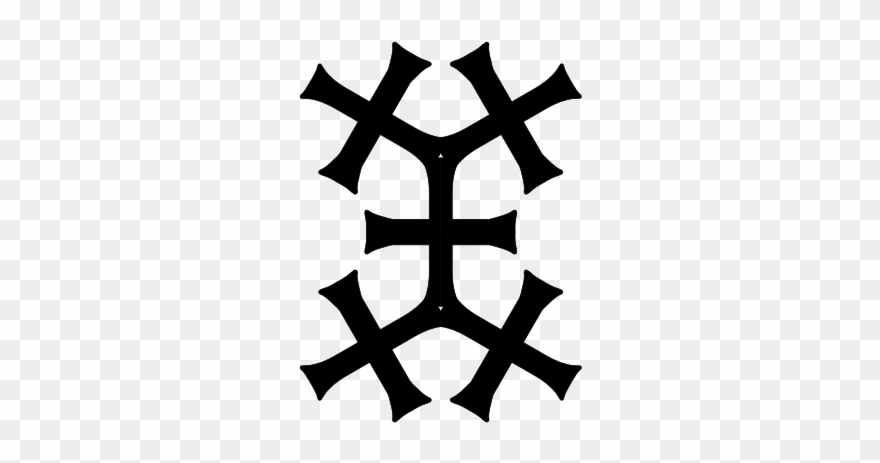 Free Vector Tatzenkreuz Muster1 - Stencil Clipart