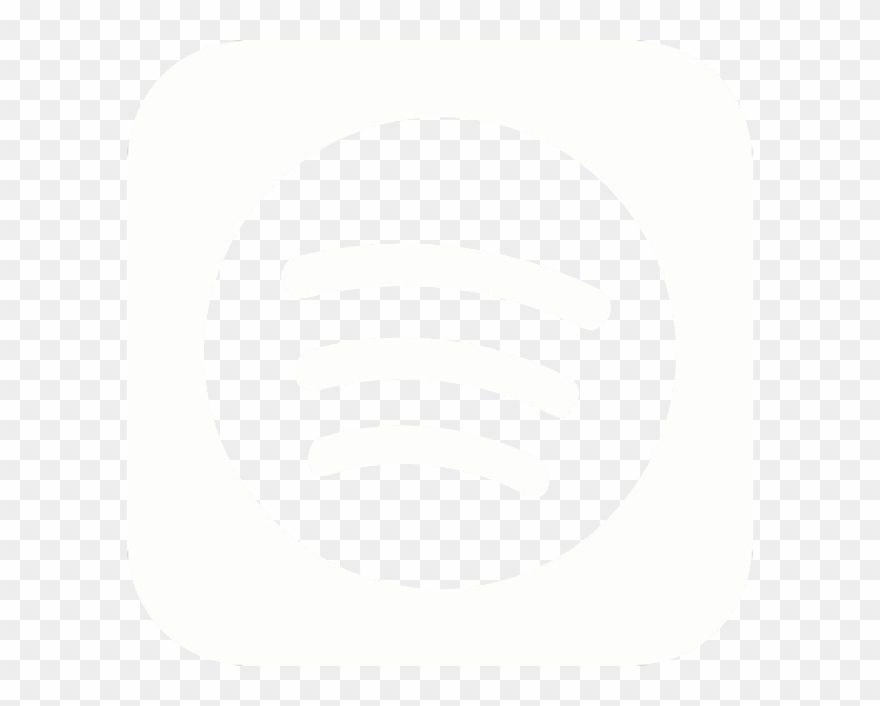Transparent Spotify Logo White Clipart