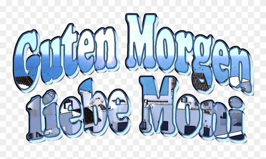 Guten Morgen - Calligraphy Clipart