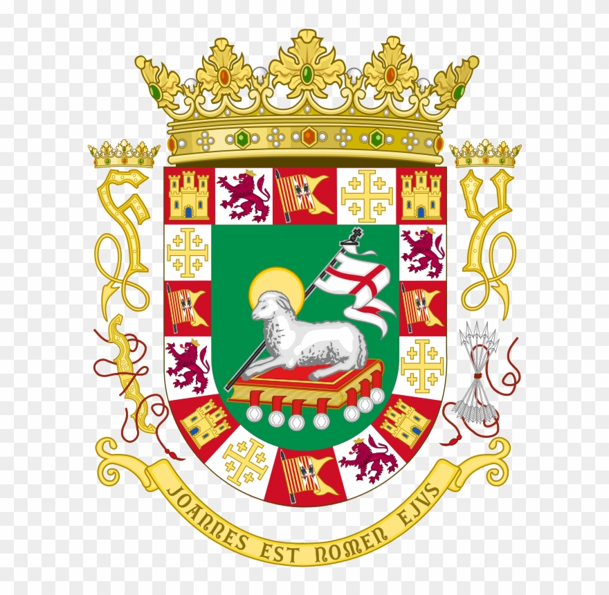 Herb Portoryka - Puerto Rico Coat Of Arms Clipart