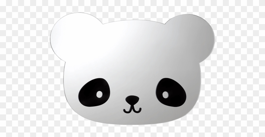 A Little Lovely Company Spiegel Panda/bär - A Little Lovely Company Mirror Clipart