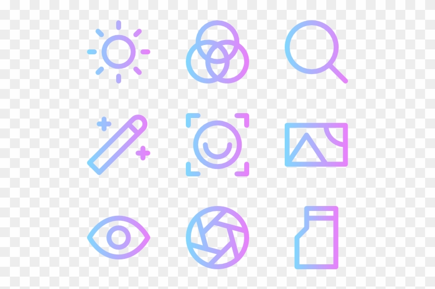 Camera Interface - Circle Clipart