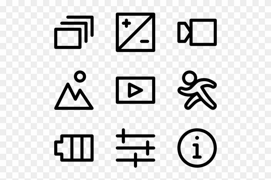 Camera Interface - Contact Icon Png Clipart