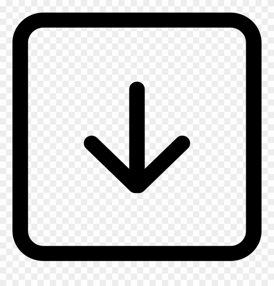 Png File Svg - Down Arrow Key Png Clipart