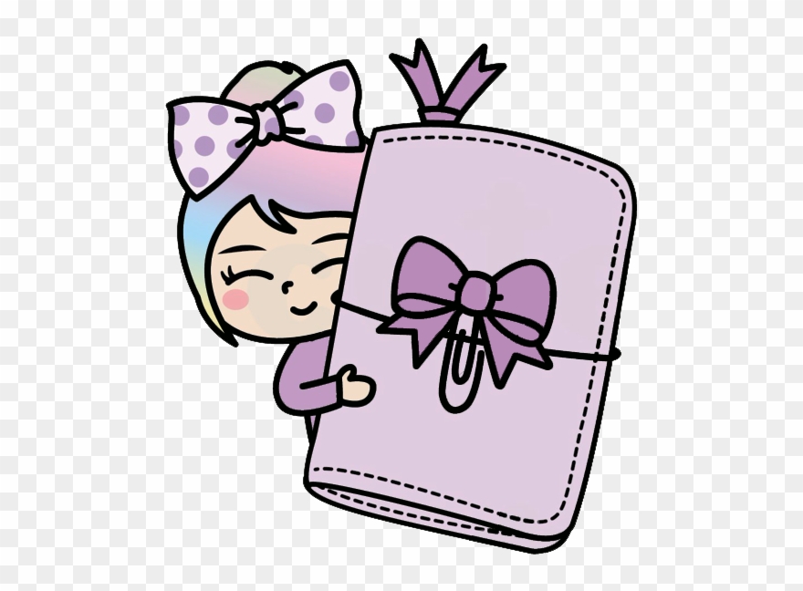 Planner Girl Clipart