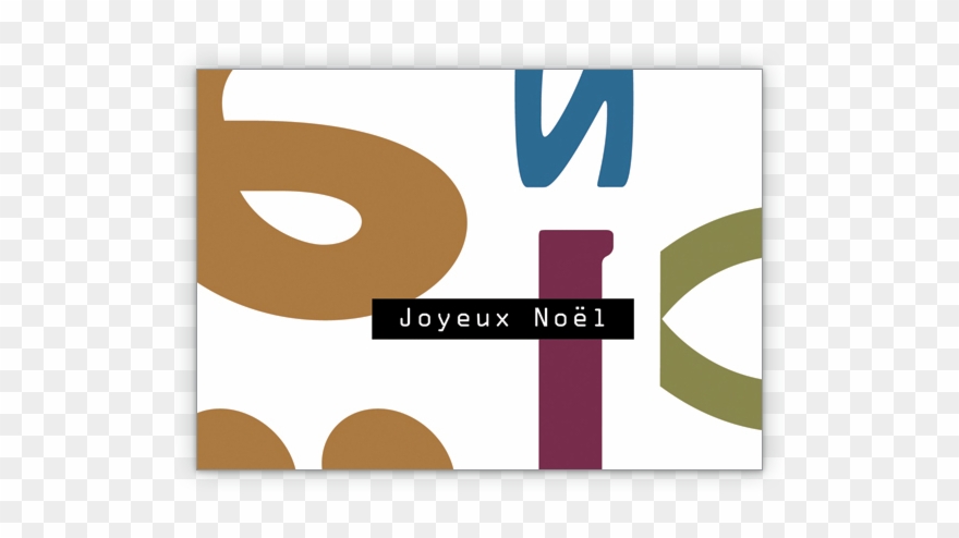 Frohes Fest Auf Französisch „joyeux Noel“ - Graphic Design Clipart