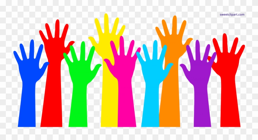Download Hands Clip Art - Colorful Hands Clipart - Png Download