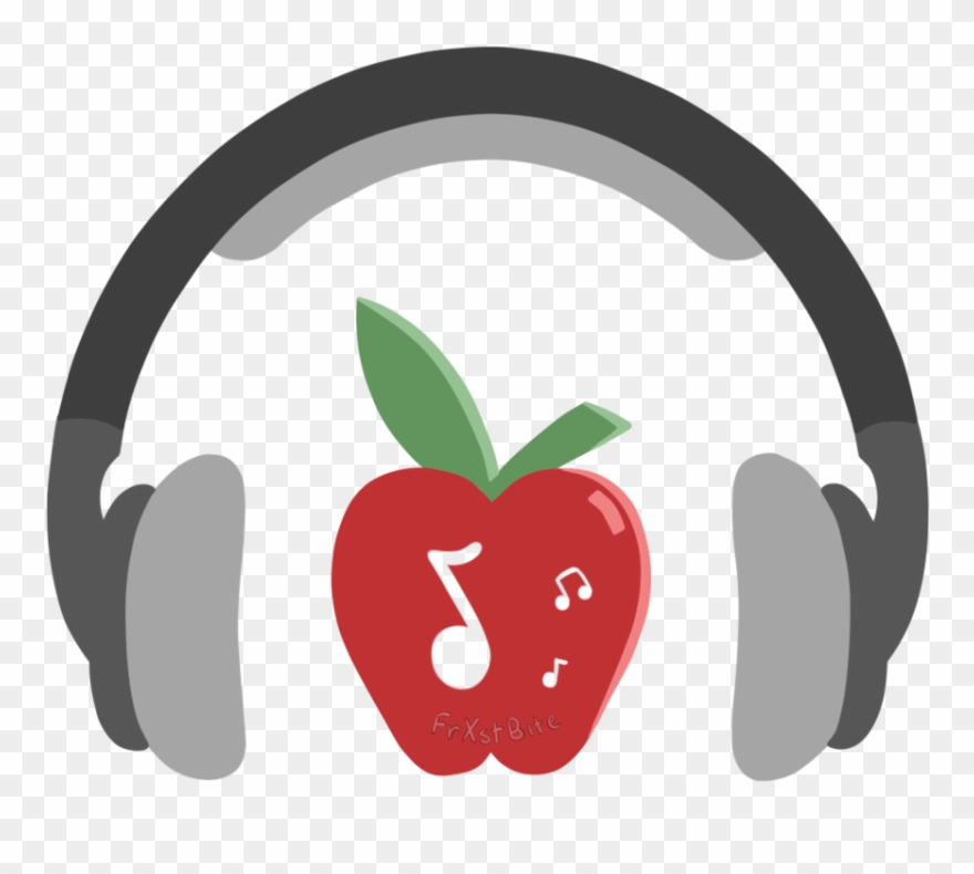 Headphone Clipart Headphone Apple - Emblem - Png Download