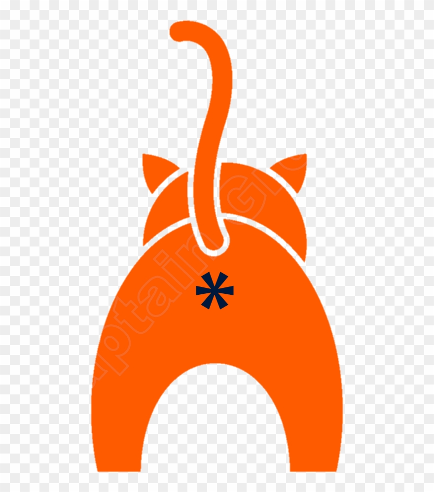 3 Replies 1 Retweet 20 Likes - Cats Bum Clip Art - Png Download