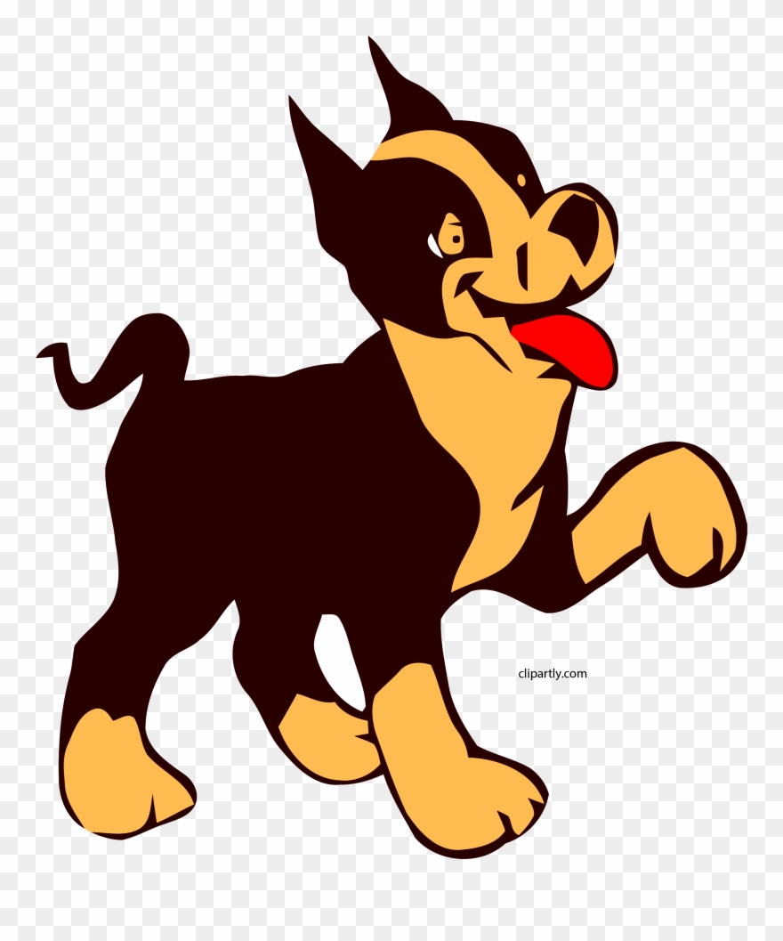 Dog Black Clipart Png - Animated Dog Transparent Png