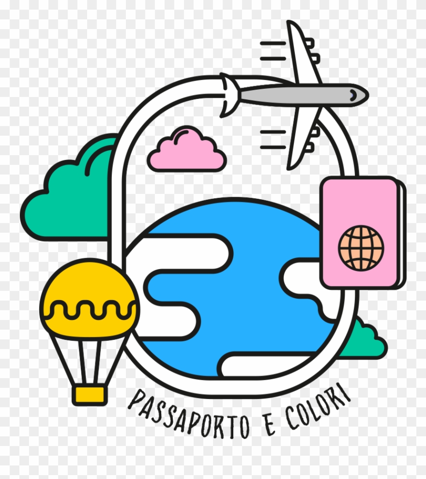 Passaporto E Colori I Viaggi Di Sandra Clipart