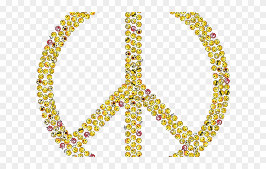Peace Symbol Clipart Clip Art - Peace Sign Hand Svg - Png Download