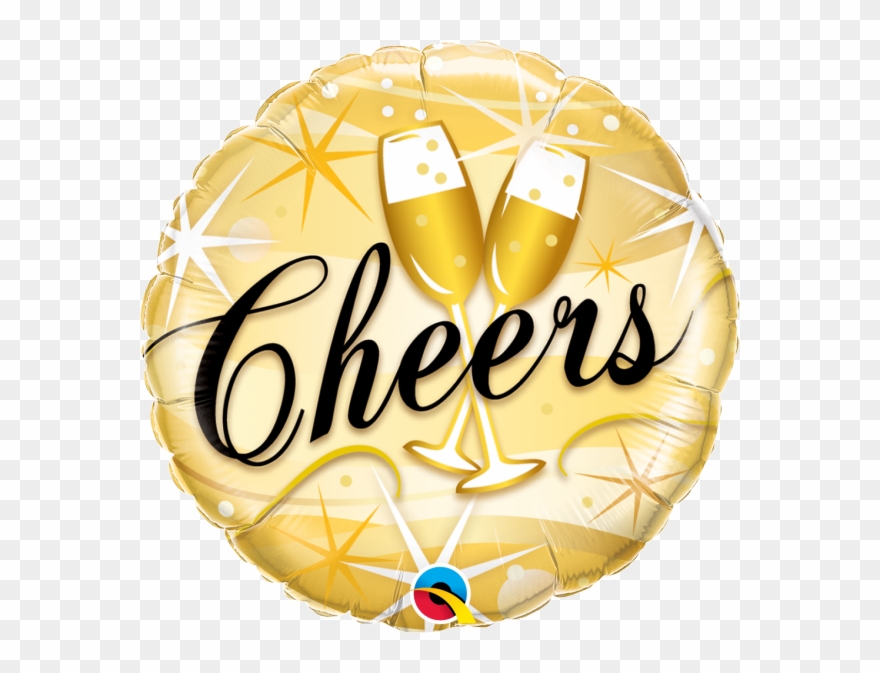 Ballon >>cheers<< Clipart