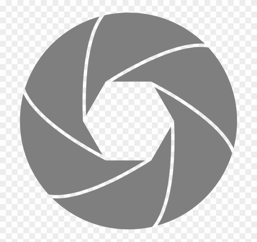 Camera Lens Shutter Clipart - Camera Shutter Logo Png Transparent Png
