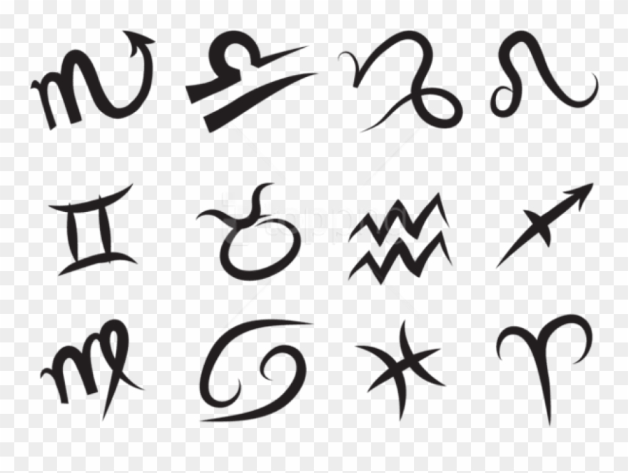 Download Zodiac Signs Set Clipart Png Photo Transparent Png