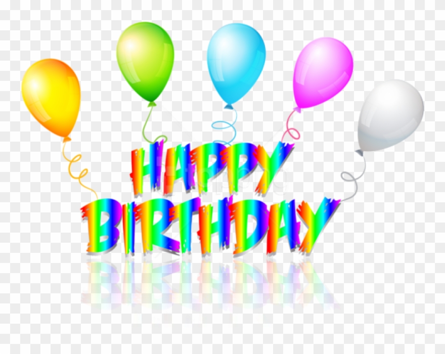 Free Png Download Rainbow Happy Birthday Text Transparent Clipart