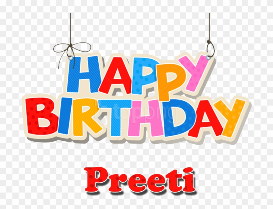 Free Png Preeti Happy Birthday Balloons Name Png Png - Happy Birthday David Png Clipart