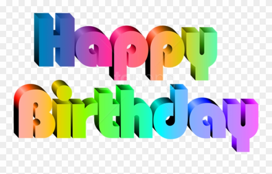 Free Png Download Happy Birthday Transparent Png Images - Graphic Design Clipart
