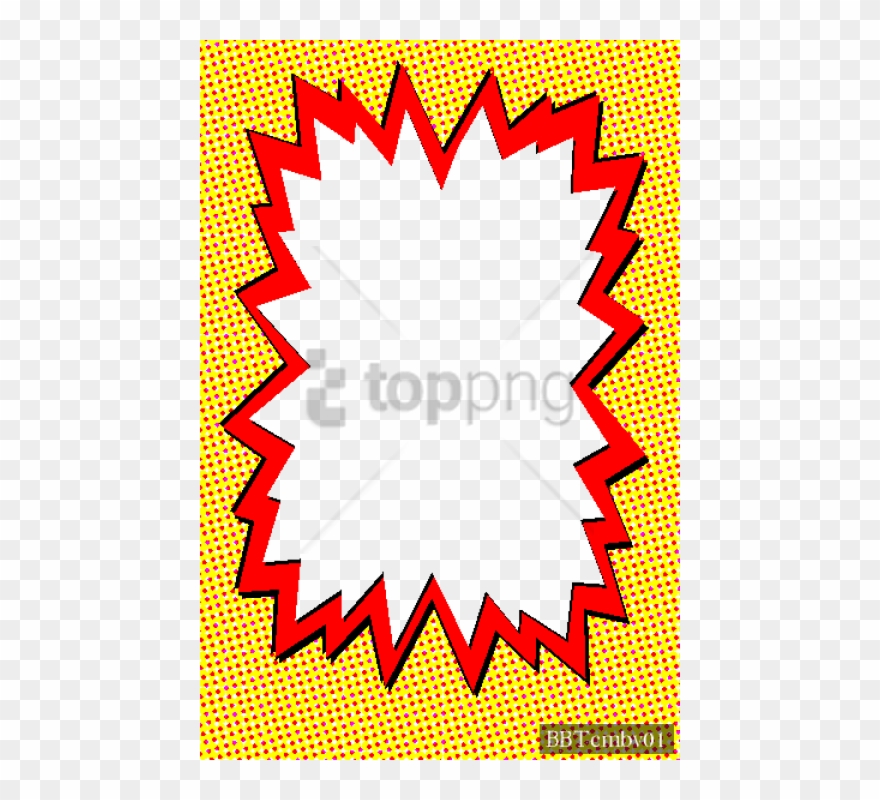 Free Png Download Comic Book Border Photoshop Png Images - Comic Book Template Clipart