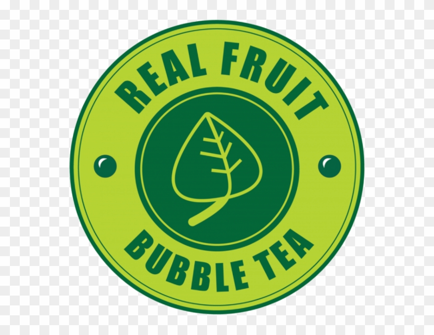 Real Fruit Bubble Tea Logo - Real Fruit Bubble Tea Clipart