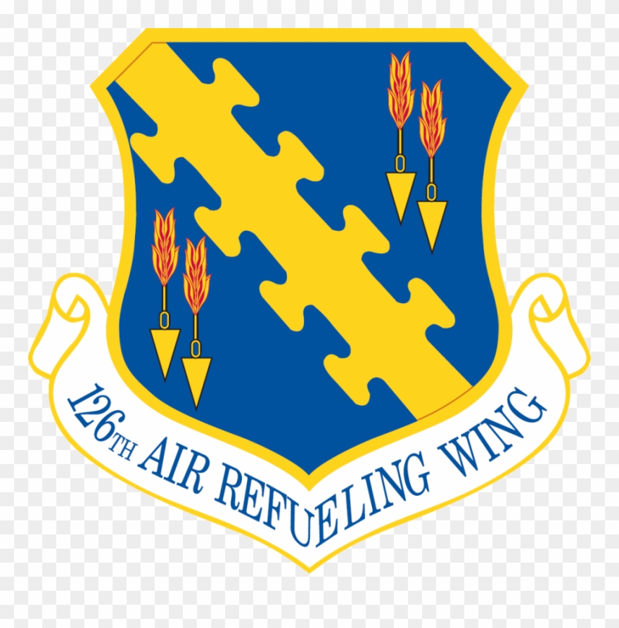 126th Air Refueling Wing, Scott Afb, Il Military Insignia, Clipart