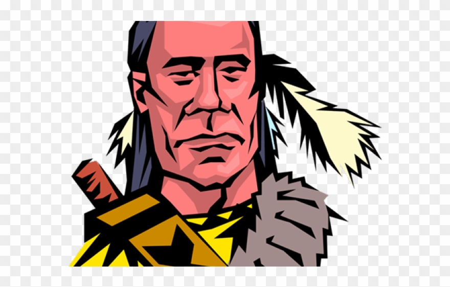 Indian Clipart North American - Illustration - Png Download