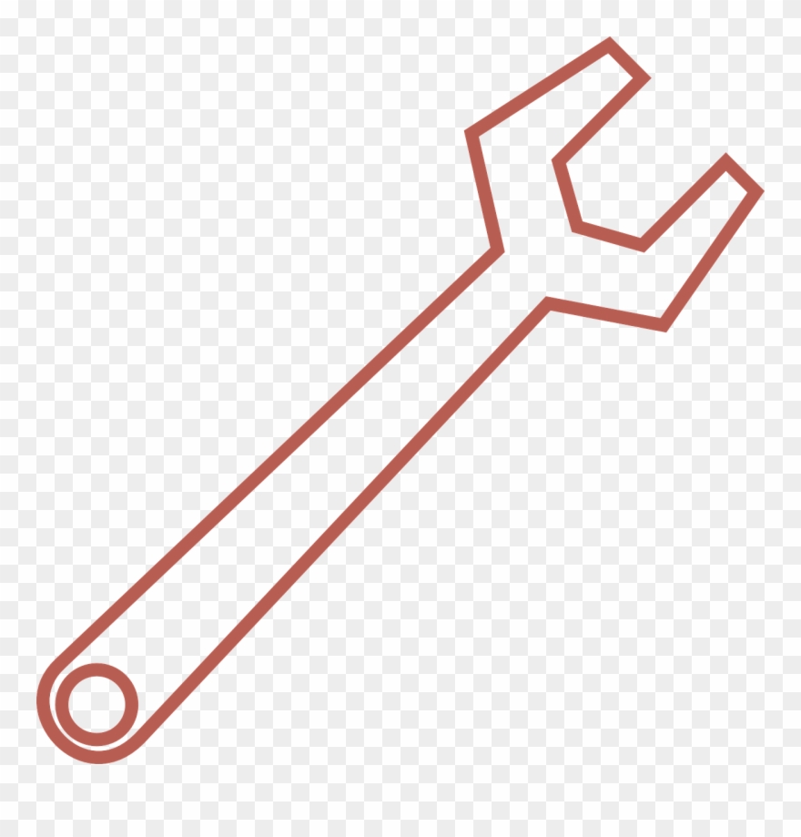 Mechanics Spanner Tool - Chave De Mecanico Desenho Clipart