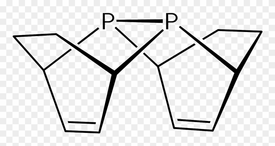 Chemical Structure Organic Compound Phosphorus - Line Art Clipart