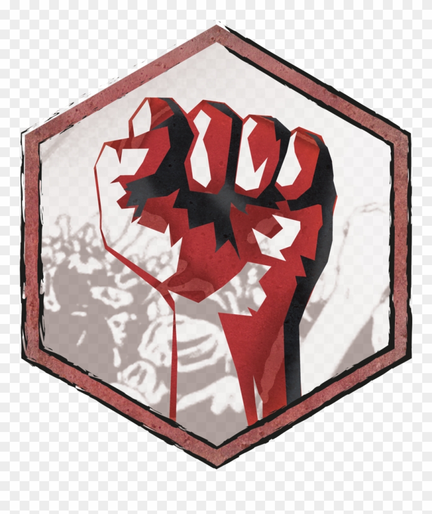 Lonefirst Background - Puño En Alto Comunista Clipart