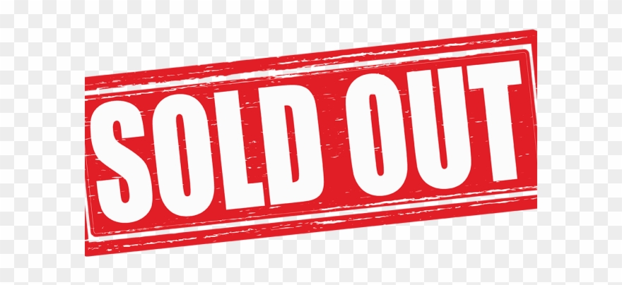 Sold Out Clipart Clip Art - Carmine - Png Download