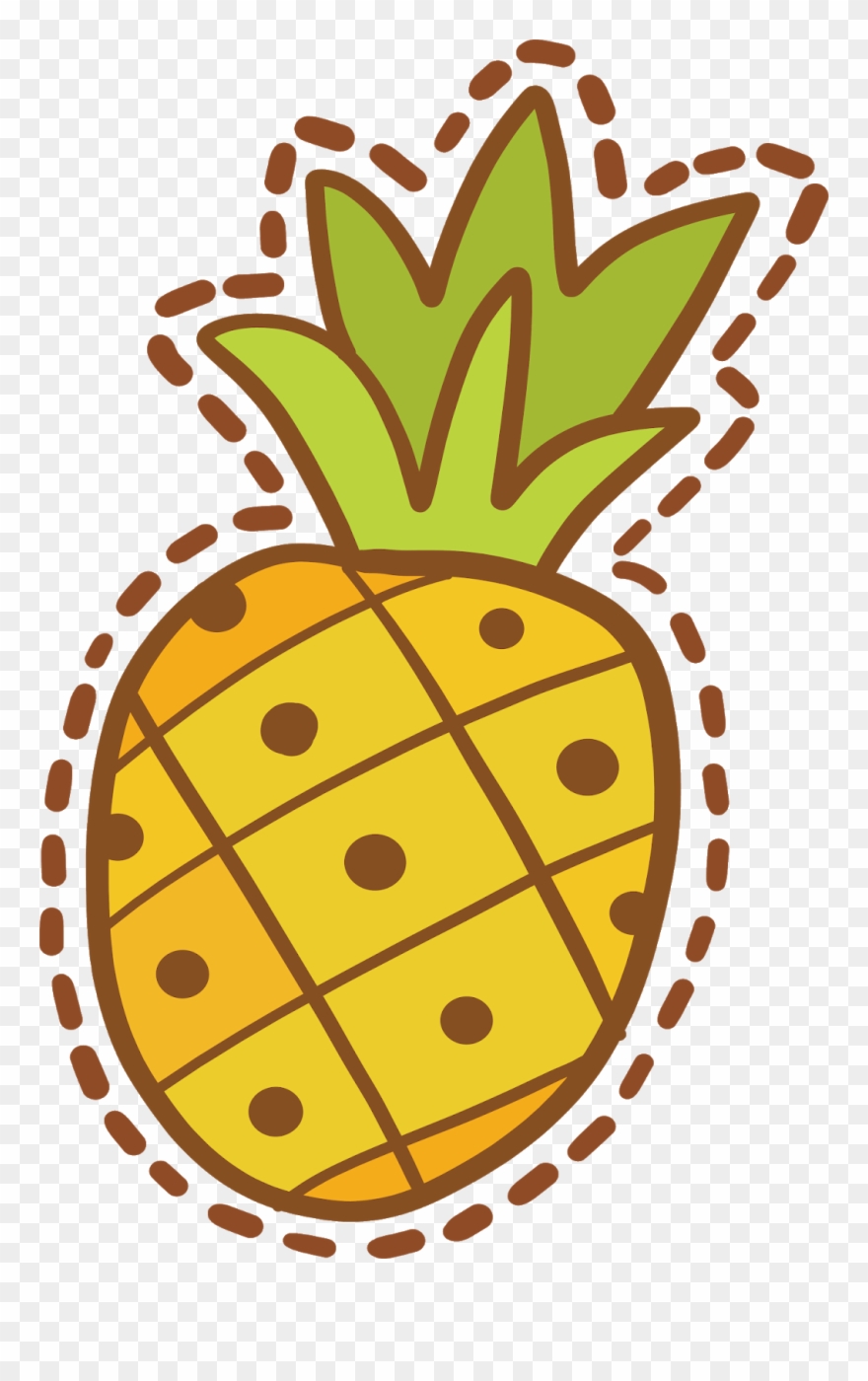 Pineapple Fruit Icon - Kartun Nanas Clipart