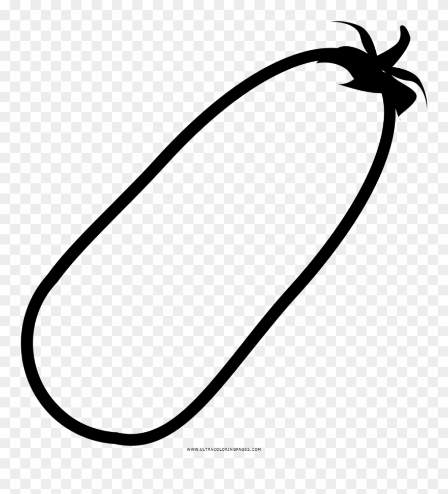 Eggplant Coloring Page Clipart