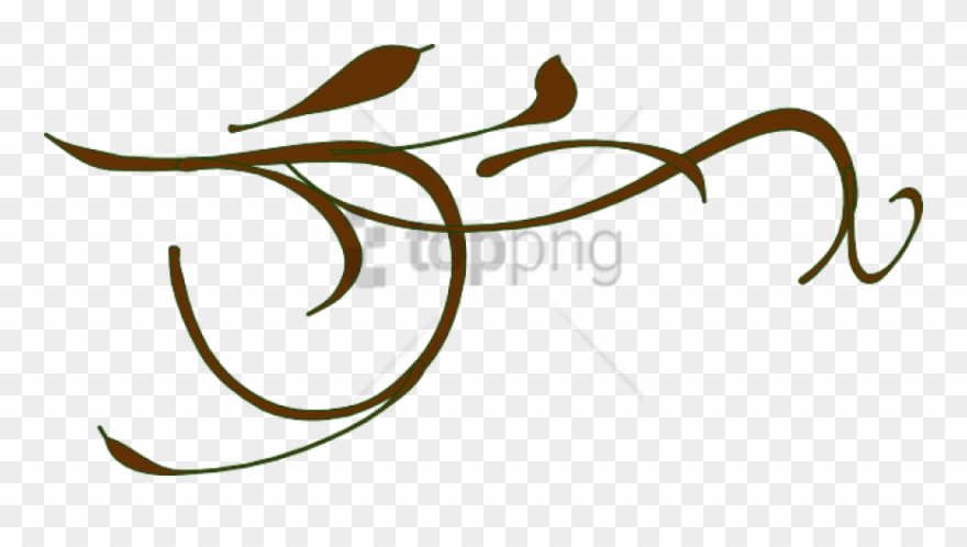Free Png Scroll Line Png Png Image With Transparent - Fancy Lines Clipart