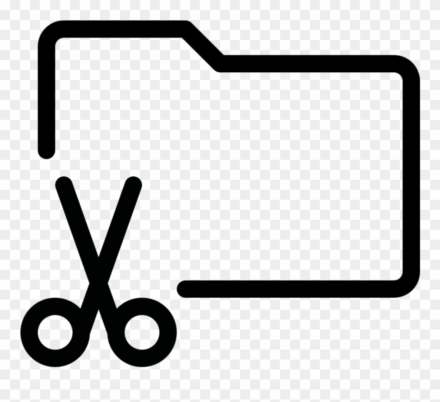 Folder Action Cut Clipart