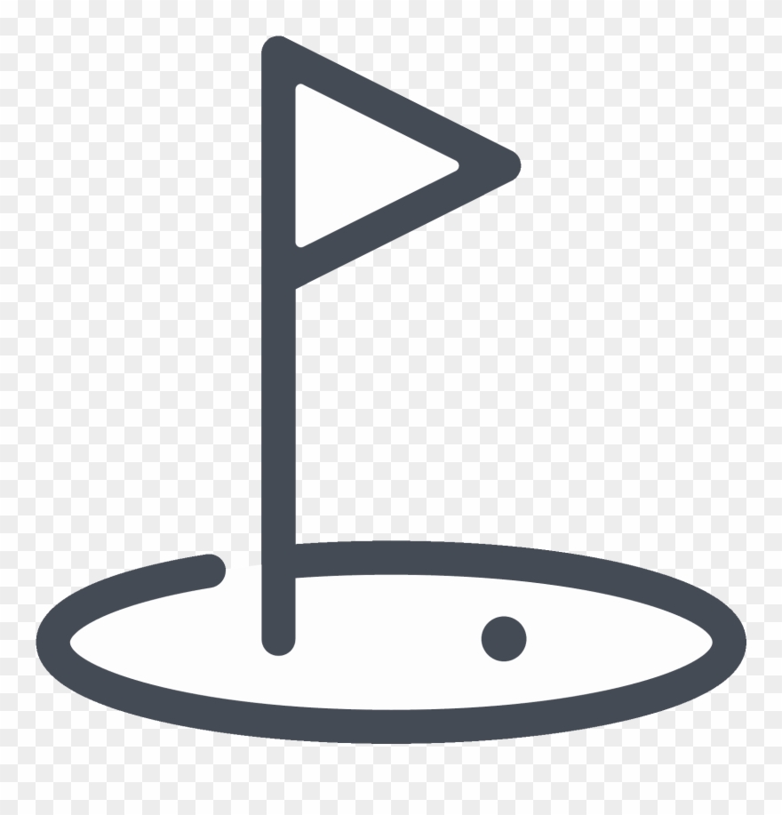 Golf Hole Icon Clipart